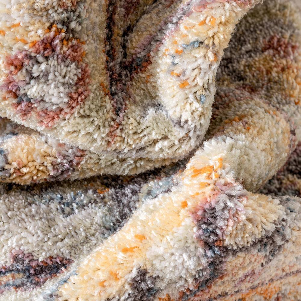 Vintage Bohemian Multicolor Synthetic 5' x 7' Area Rug