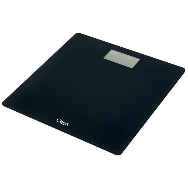 Ozeri Precision Digital Bath Scale 400 Lbs Edition In Tempered Glass Black 