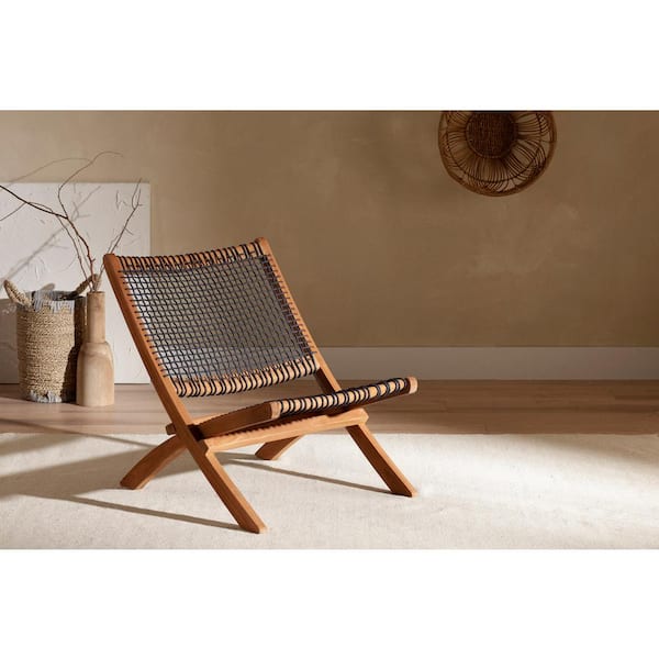 South Shore Balka Natural and Gray 24 in. Accent Without Cushion
