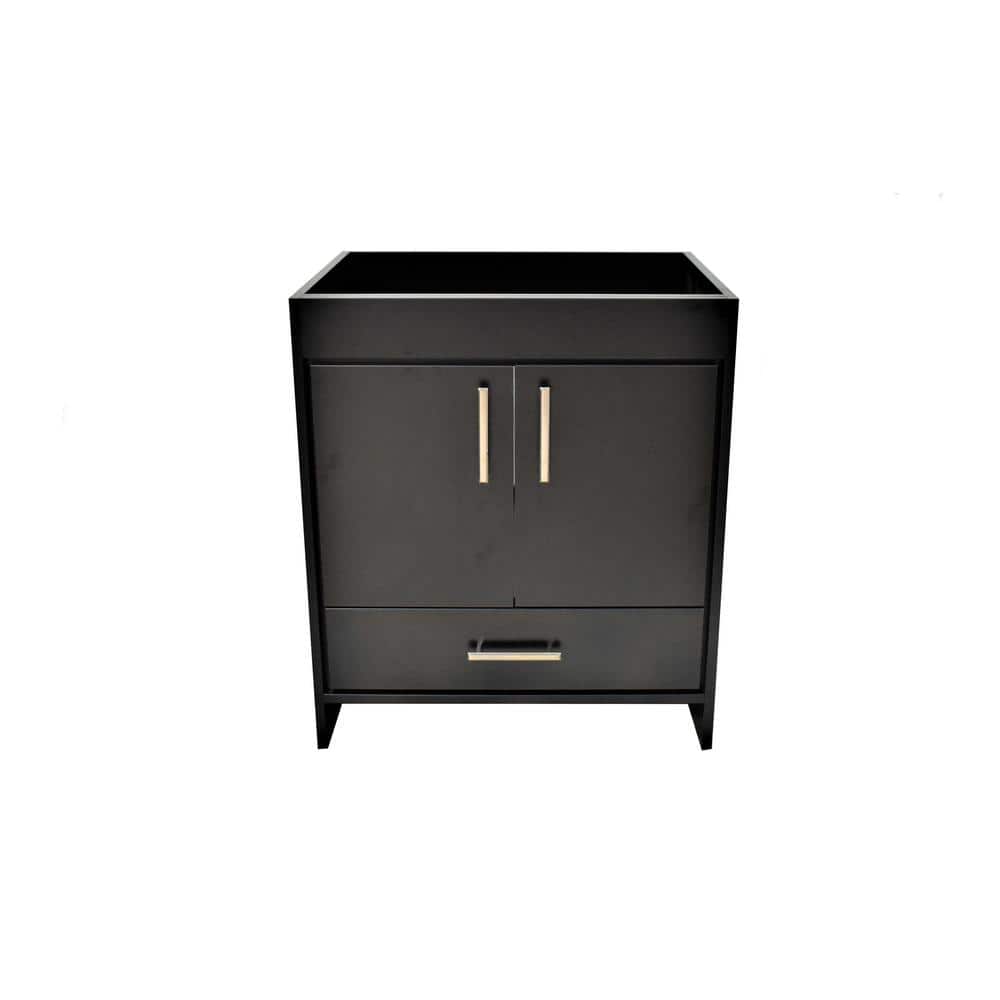 Capri 30 in. W x 21 in. D Bathroom Vanity Cabinet Only in Black price history on PriceWatchPro