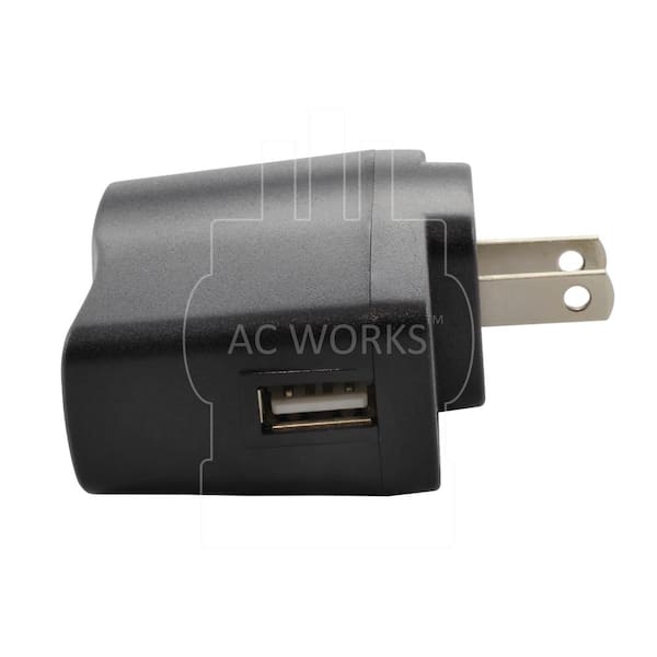 AC/DC 5V 2A USB Charger, China Plug Adapter Rotatable 2-Pin - Well