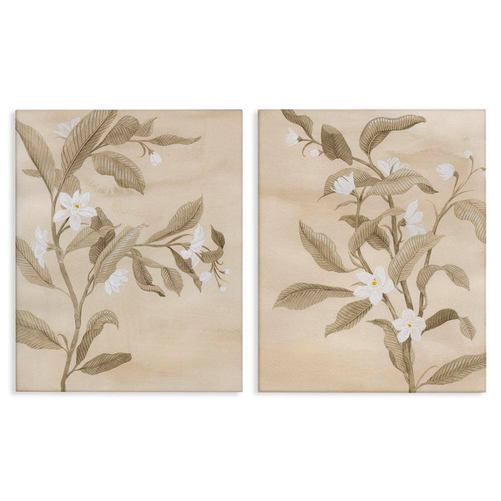 White Daffodils Budding by Grace Popp 2 Pieces Unframed Nature Graphic Art Print 20 in. x 16 in. price history on PriceWatchPro