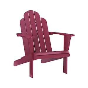 Red Shelly Adirondack chair