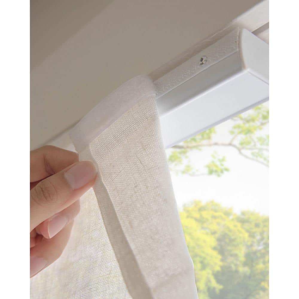 Pacific White Cordless Fabric Roman Shade 31" x 64"