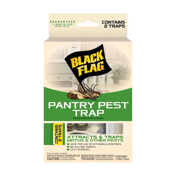 Black Flag Pantry Pest Moth Glue Traps (2-Count)