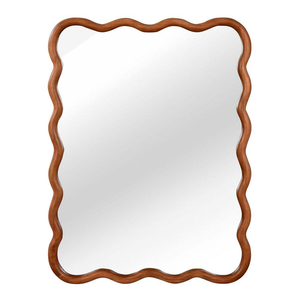 Yellow Brown 30 in. W x 40 in. H Small Rectangular Framed Decorative Wall Mount Bathroom Vanity Mirror price history on PriceWatchPro