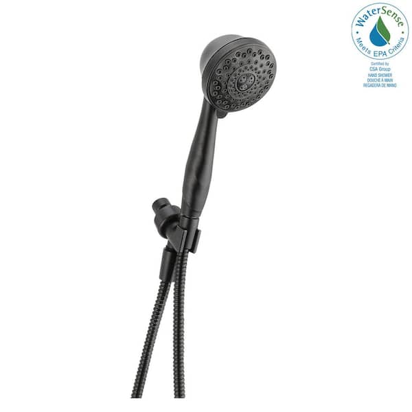 Delta 7-Spray Patterns 1.75 GPM 3.81 in. Wall Mount Handheld Shower Head in Venetian Bronze
