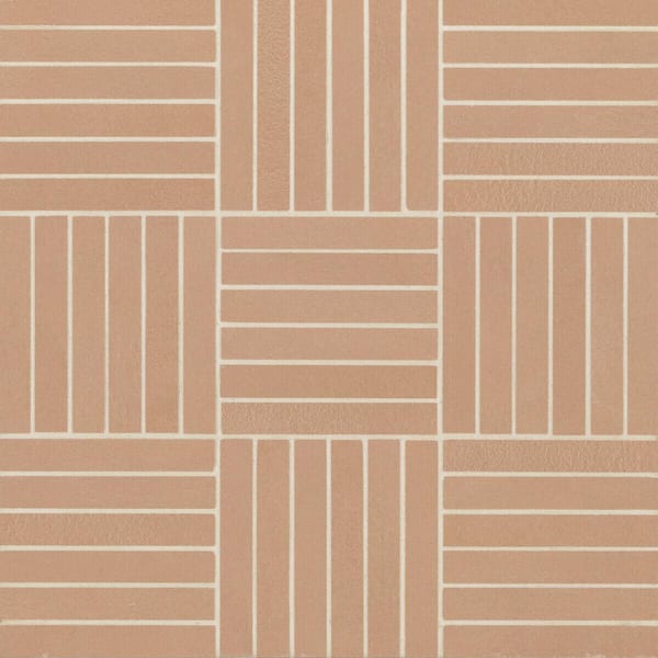 Bedrosians Sahara Square 1/2 in. x 3 in. Matte Cotto Porcelain Mosaic Tile (9.69 sq. ft./Case)