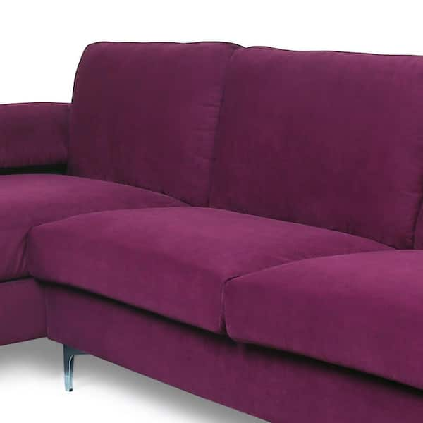 Large deals purple sectional