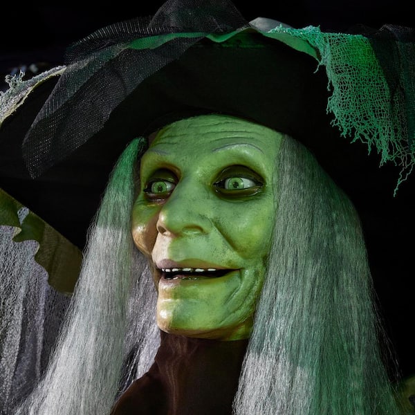 Home Accents Holiday 7 ft. Animated Lethal Lily Witch 23SV23794