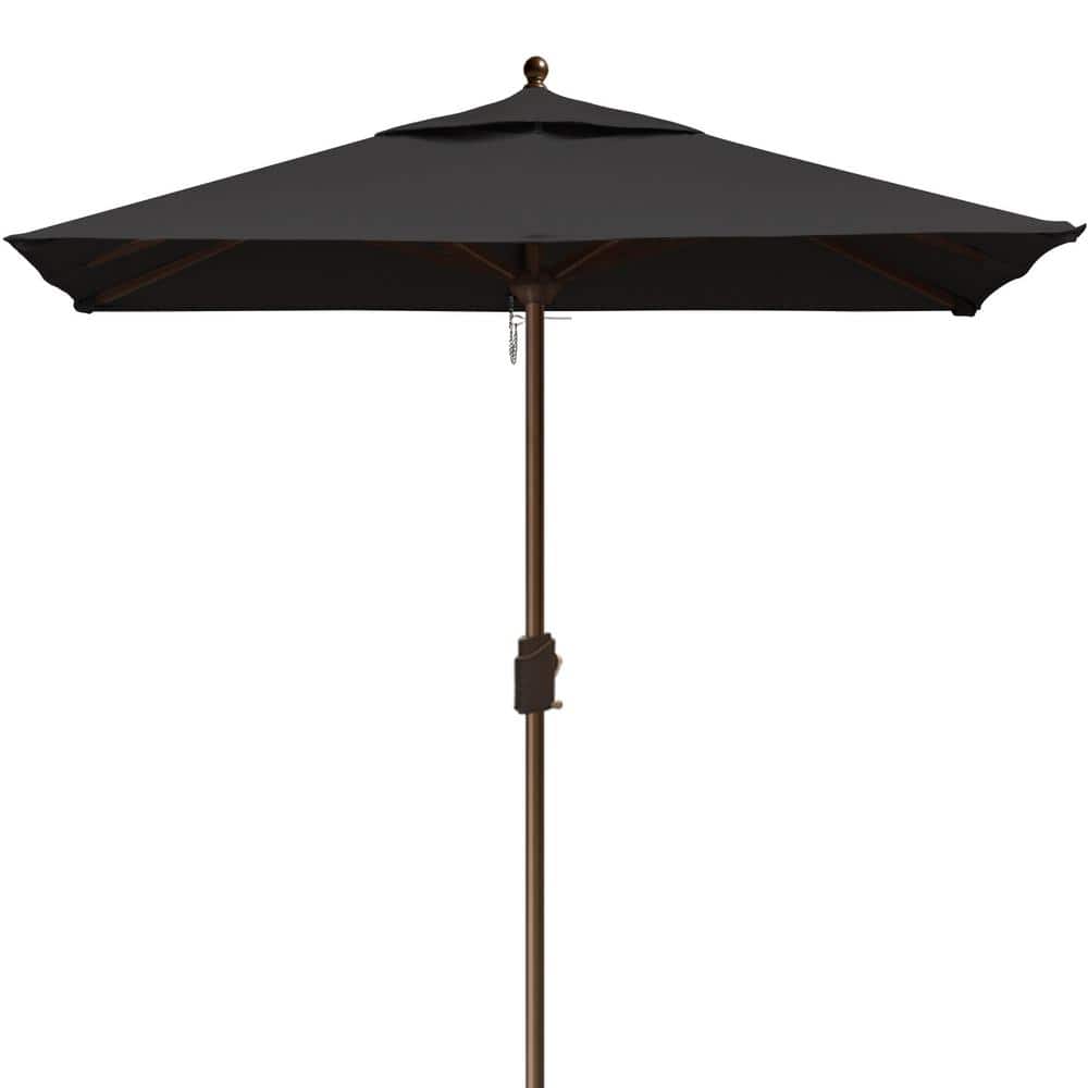 USA 6 ft. x 6 ft. 10-Year-Non-Fading Sunumbrella Square Market Umbrella Patio Outdoor Table Umbrella Black price history on PriceWatchPro