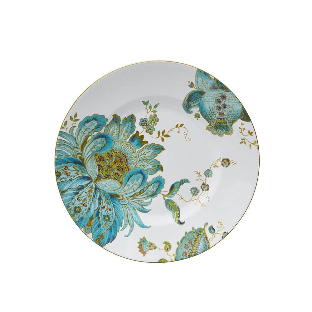 Eliza Blue and White Porcelain 16-Piece Floral Dinnerware Set