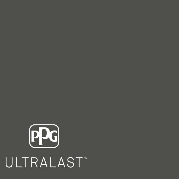 PPG UltraLast 5 gal. #PPG1009-7 Licorice Eggshell Interior Paint and Primer