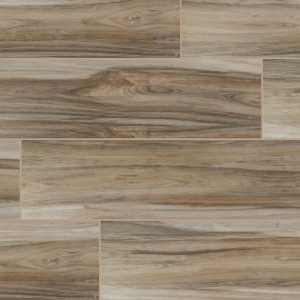 MSI Take Home Tile Sample - Ansley Amber 8 in. x 24 in. Glazed Ceramic Floor and Wall Tile - 4 in. x 4 in