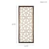 Madison Park Damask Wood Panel 37.75 in. x 15.75 in. Wood 2