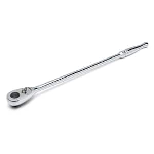 3/8 in. Drive 100-Position Chrome Extra Long Handle Ratchet
