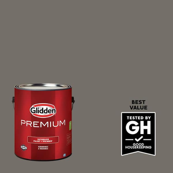 Glidden Premium 1 gal. PPG1008-6 Artillery Eggshell Interior Paint