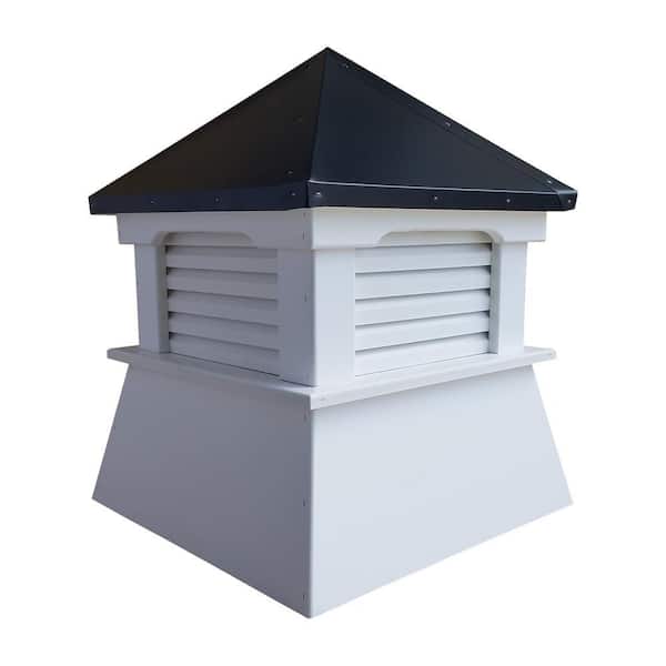 Accentua Bryce 20 in. x 20 in. x 26 in. Composite Vinyl Cupola