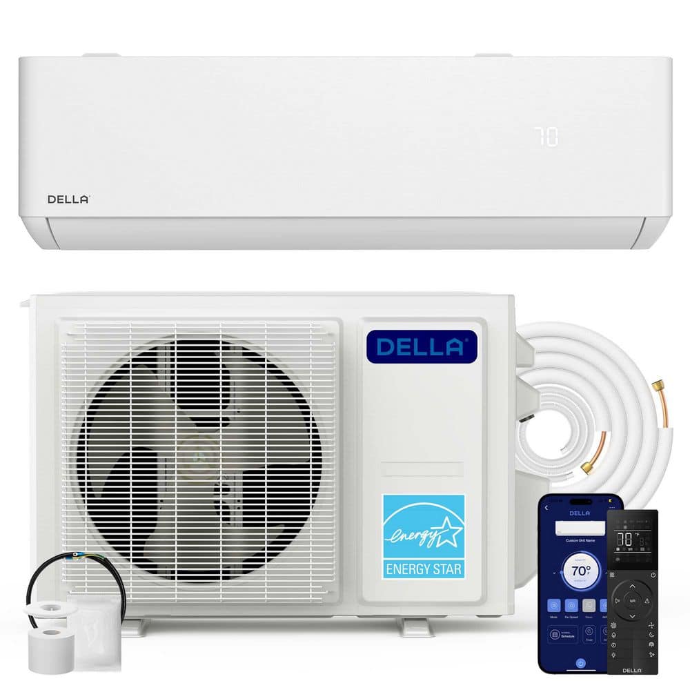 TP Series 1 Zone 12000 BTU 230V 24 SEER2 Ductless Mini Split System w/16.4 ft Installation Kit price history on PriceWatchPro
