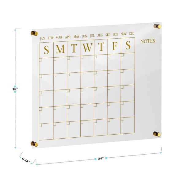Calendar Print 5x7 and 4x6 White Slide Print Box, Acrylic USB and Cust – EW  Couture Collection