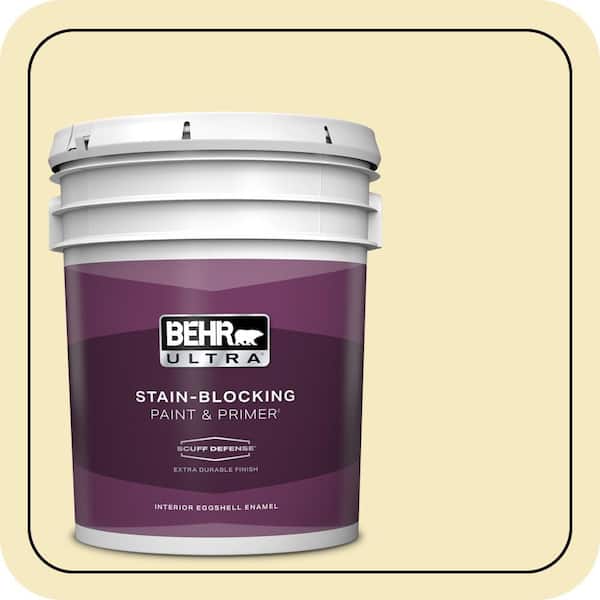 BEHR ULTRA 5 gal. #T15-9 Dandelion Tea Extra Durable Eggshell Enamel Interior Paint & Primer