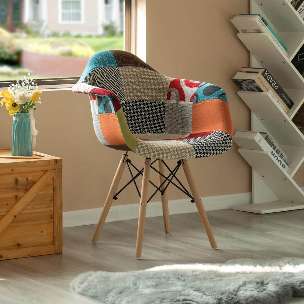 Parsons High Black Wood Side Chair with Ergonomic Design