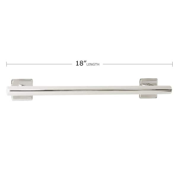 Elements of Design Claremont 18-in Brushed Nickel Wall Mount (ADA Compliant) Grab Bar Elements of Design Claremont 18-in Brushed Nickel Wall Mount (ADA Compliant) Grab Bar