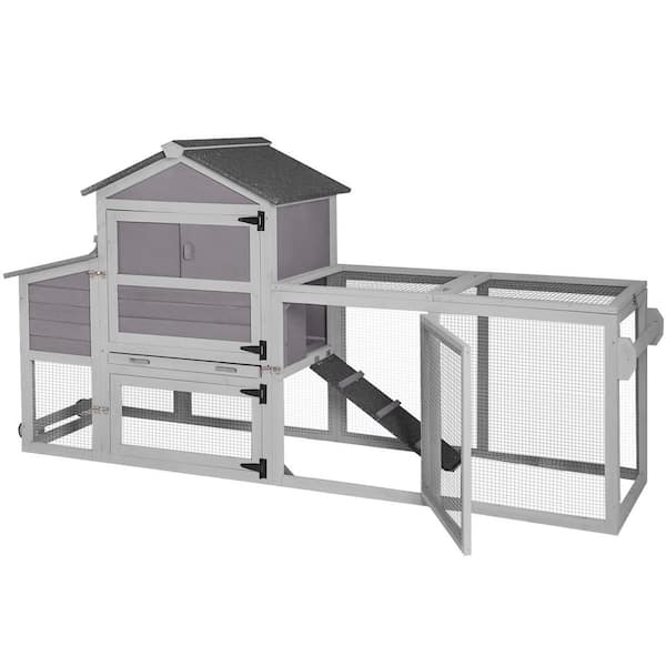 aivituvin Mobile Chicken Tractor for 1-2 Chickens (Inner Space 12.33 sq. ft.)