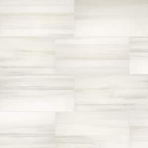 Water Color Bianco 11.81 in. x 23.56 in. Matte Porcelain Stone Look Floor and Wall Tile (12 sq. ft./Case)