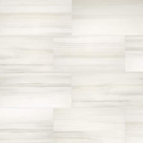 MSI Water Color Bianco 11.81 in. x 23.56 in. Matte Porcelain Floor and