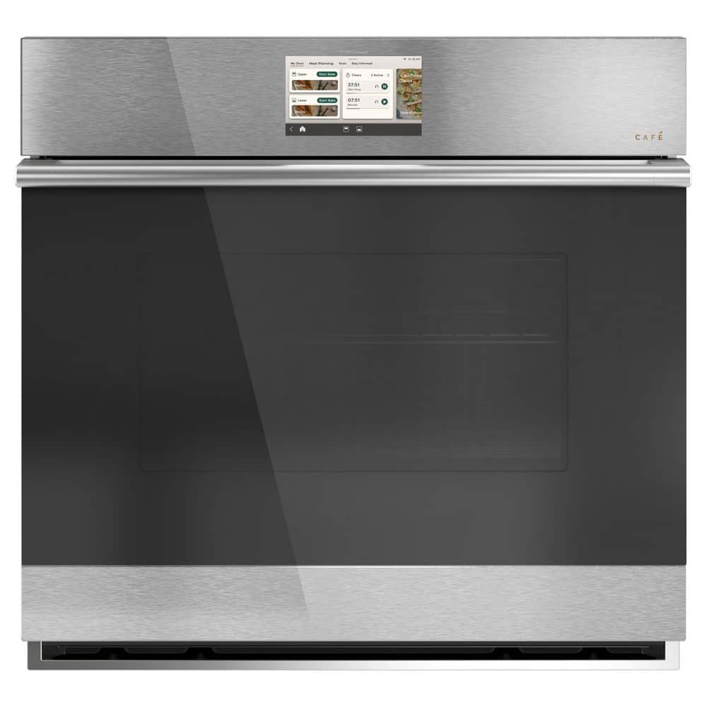 Cafe 30 in. Smart Built-in Convection Single Wall Oven in Platinum Glass price history on PriceWatchPro