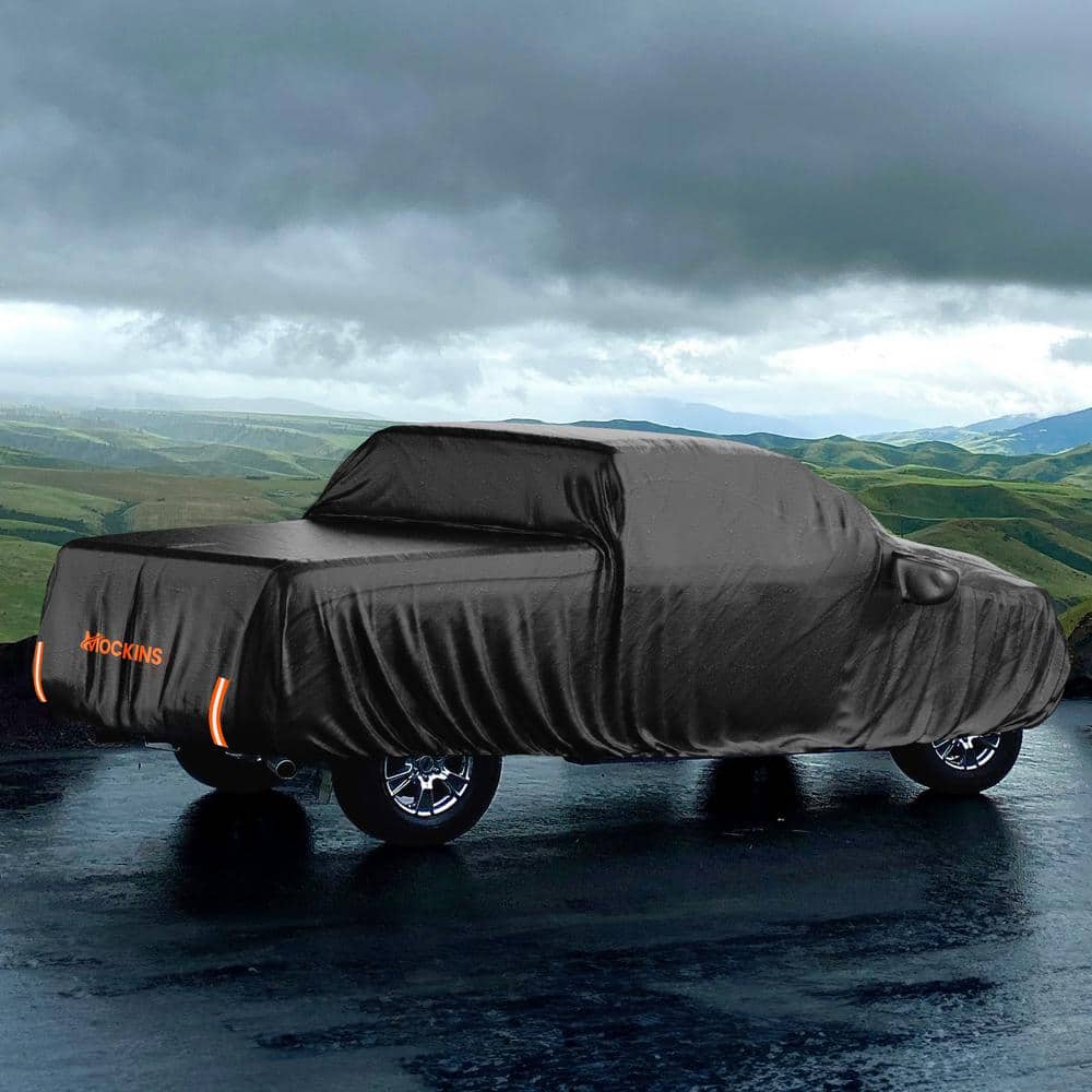 Heavy Duty Black PVC Truck Cover with Buckle Straps