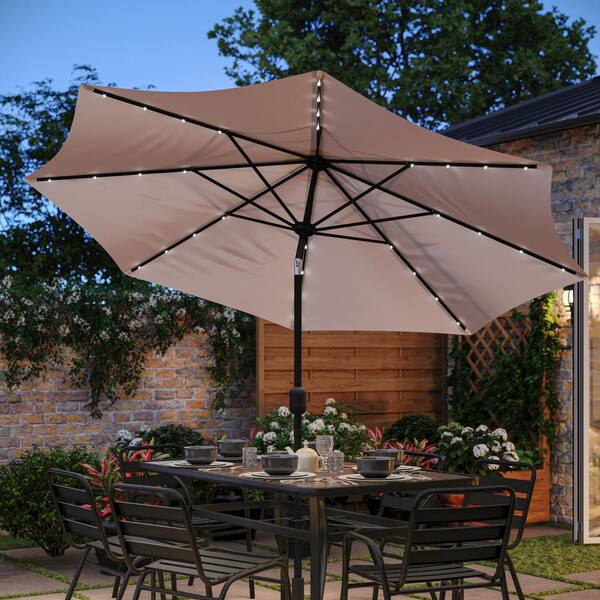 cheap patio umbrellas wholesale SunVilla 10' Auto-Tilt Market Umbrella