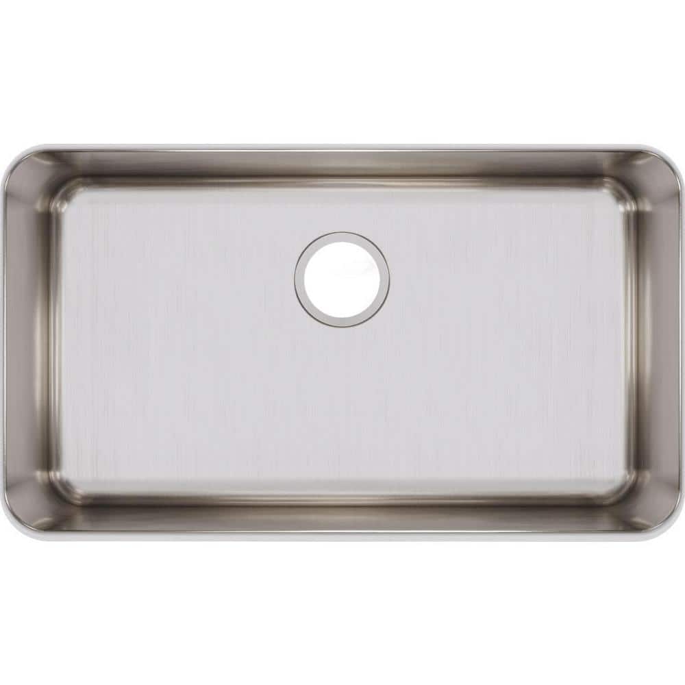 Lustertone 30.5" Stainless Steel Single Bowl Undermount Sink