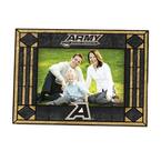 NCAA 4 in. x 6 in. Gloss Multicolor Art Glass Army Picture Frame