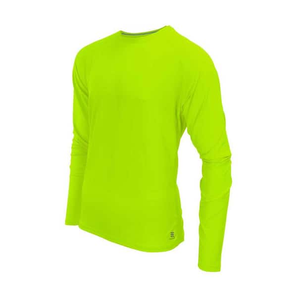 MOBILE COOLING Men's Small High Visibility DriRelease Long Sleeve Cooling Shirt