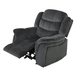 Hawthorne 39 in. Gray Polyester 3 Position Recliner