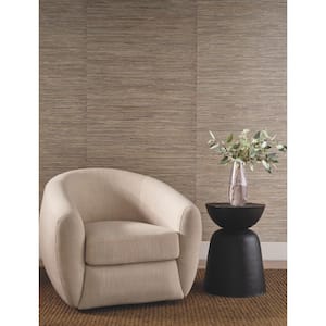 Bamboo Taupe Hemp Blend Wallpaper