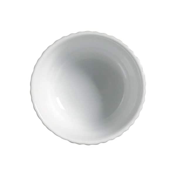 PORTO BRASIL Stoneware 6-Piece Linas Ramekin New White Set