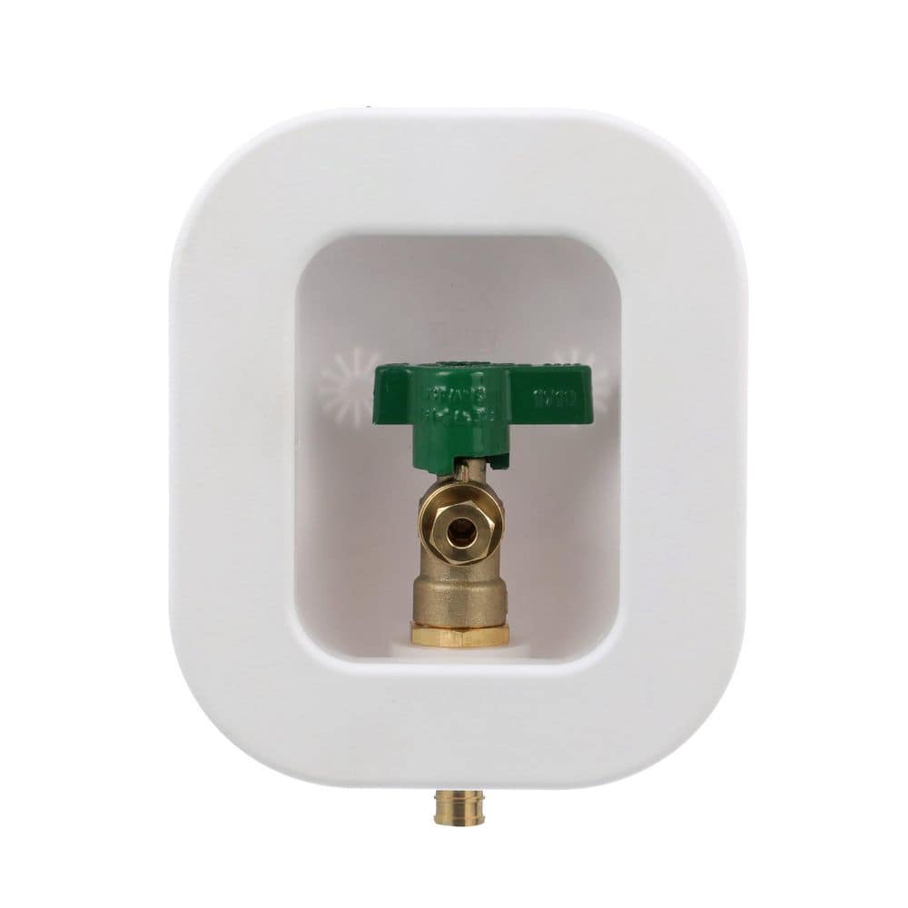 1/2 in. x 1/2 in. PEX Compatible F1807 Ice Maker Outlet Box with 1/4 in. Turn price history on PriceWatchPro