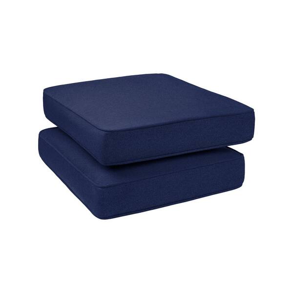 HAVEN WAY 23 in. x 19 in. 1Piece Universal Outdoor Ottoman Cushion in