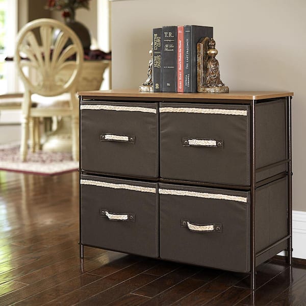 35.5 in. H x 26.625 in. W x 19.25 in. 4-Drawer Plastic Chest