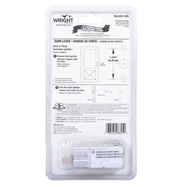 Wright Products Brass Georgian Surface Mount Latch VGL025 Wright Products Brass Georgian Surface Mount Latch VGL025