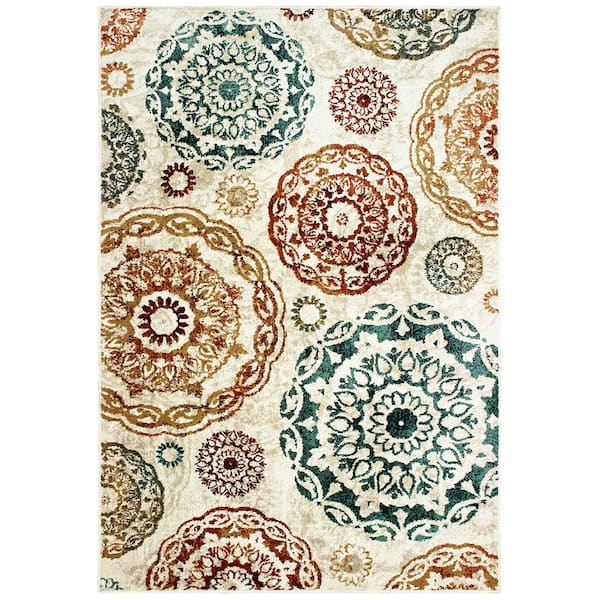 Home Decorators Collection Melrose Multi 4 ft. x 6 ft. Area Rug
