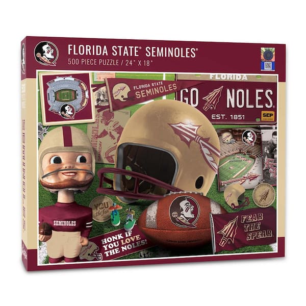 YouTheFan NCAA Florida State Seminoles Retro Series Puzzle (500-Pieces)