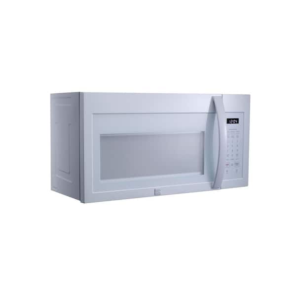 1.7 cu. ft. 1000-Watt Over-the-Range Microwave with 2-Speed Vent Fan and LED Lighting, White