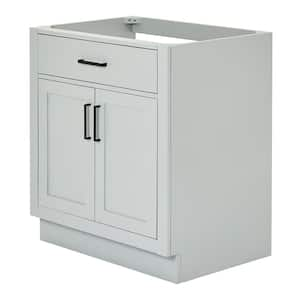 Hepburn 30 in. W x 21.5 in. D x 34.5 in. H Bath Vanity Cabinet without Top in Grey