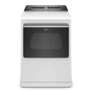 7.4 cu. ft. White Electric Dryer with Steam and Advanced Moisture Sensing Technology, ENERGY STAR