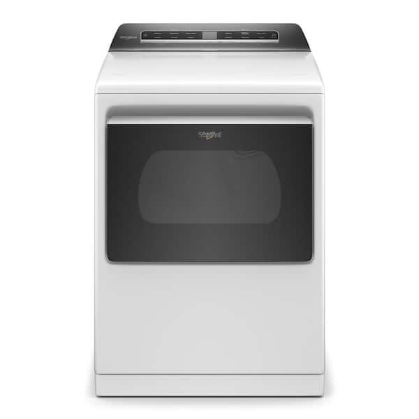 Whirlpool 7.4 cu. ft. White Gas Dryer with Steam and Advanced Moisture Sensing Technology, ENERGY STAR