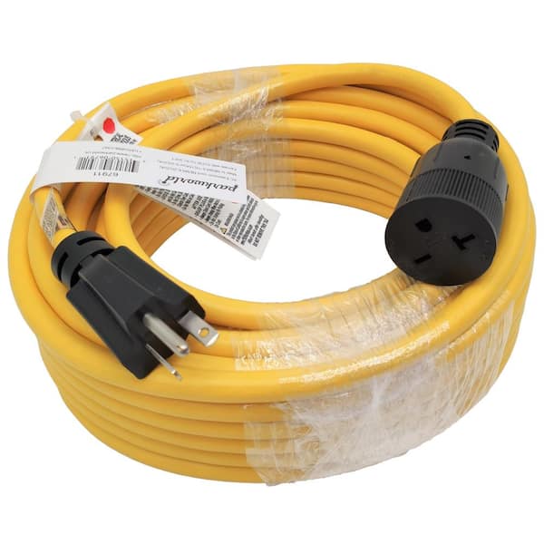 50 ft. SJTW 12/3 20 Amp 250-Volt NEMA 6-20 Indoor/Outdoor Extension Cord